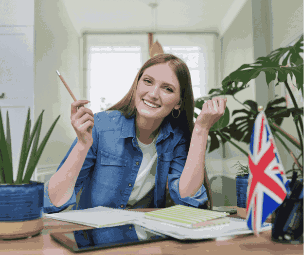 aprendiendo ingles en una academia