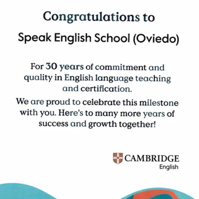 certificado de Cambridge