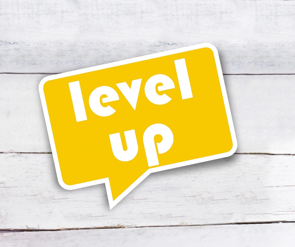 nivel_ingles cartel de subida de nivel en inglés